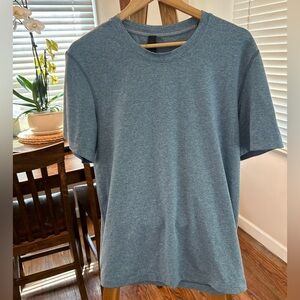lululemon athletica Heather Blue Short Sleeve Tee